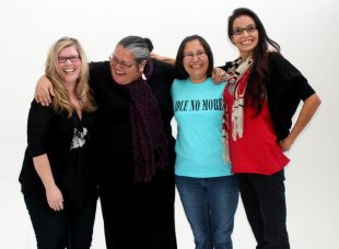 Les fondatrices du mouvement Idle No More ; Nina Wilson, Sylvia McAdam, Jessica Gordon et Sheelah McLean