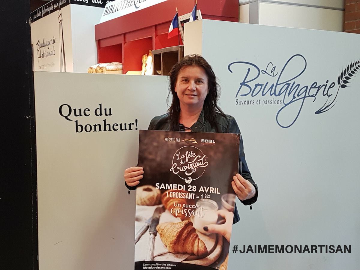 Anne-Lise Bertrand, propriétaire de la Boulangerie Saveurs et Passions, s'apprête à participer à la 7e édition de la Fête du Croissant 