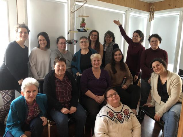 L'équipe du Centre de femmes L'Autonomie en soiE de Saint-Hyacinthe. Photo : Nicole Sénécal