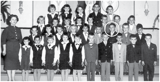 École Larocque, classe de première année, 1960.
