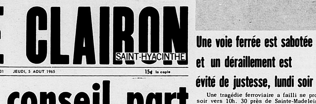 Les attentats du FLQ à Sainte-Madeleine