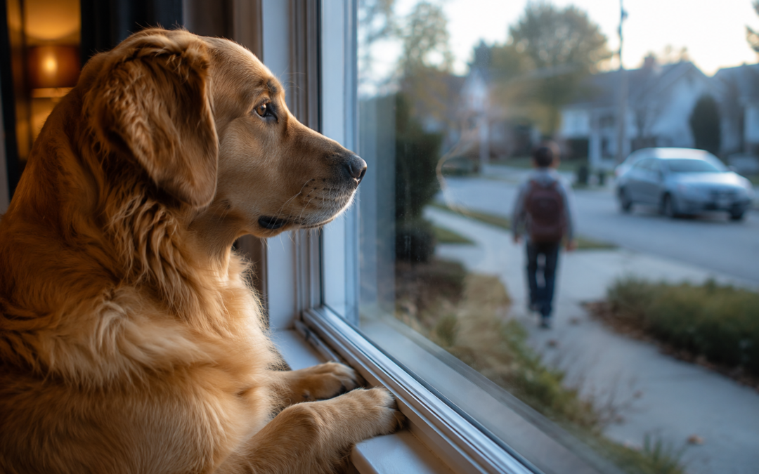 Rentrée scolaire : et si votre chien vivait lui aussi une période d&rsquo;anxiété?